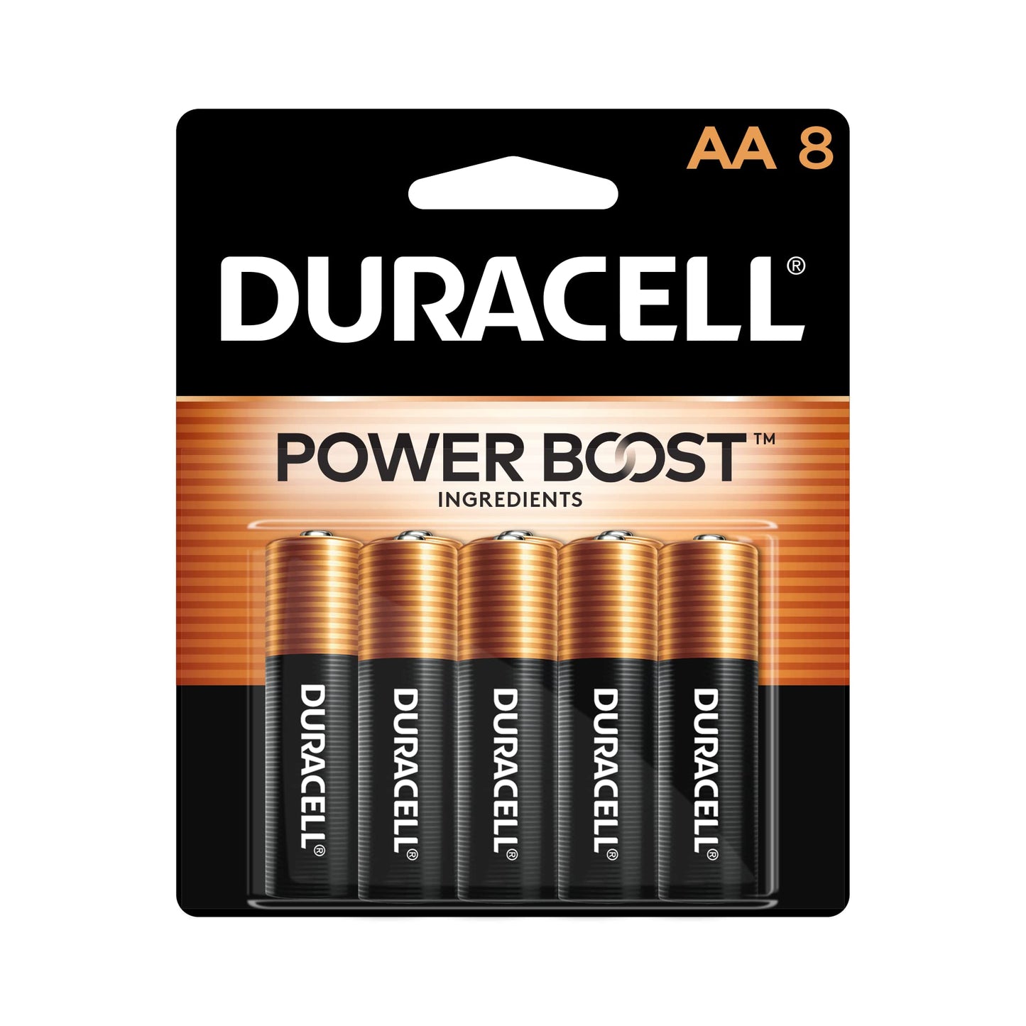 Duracell Coppertop AA Batteries with Power Boost Ingredients, 24 Count Pack Double A Battery with Long-lasting Power, Alkaline AA Battery for Household and Office Devices
