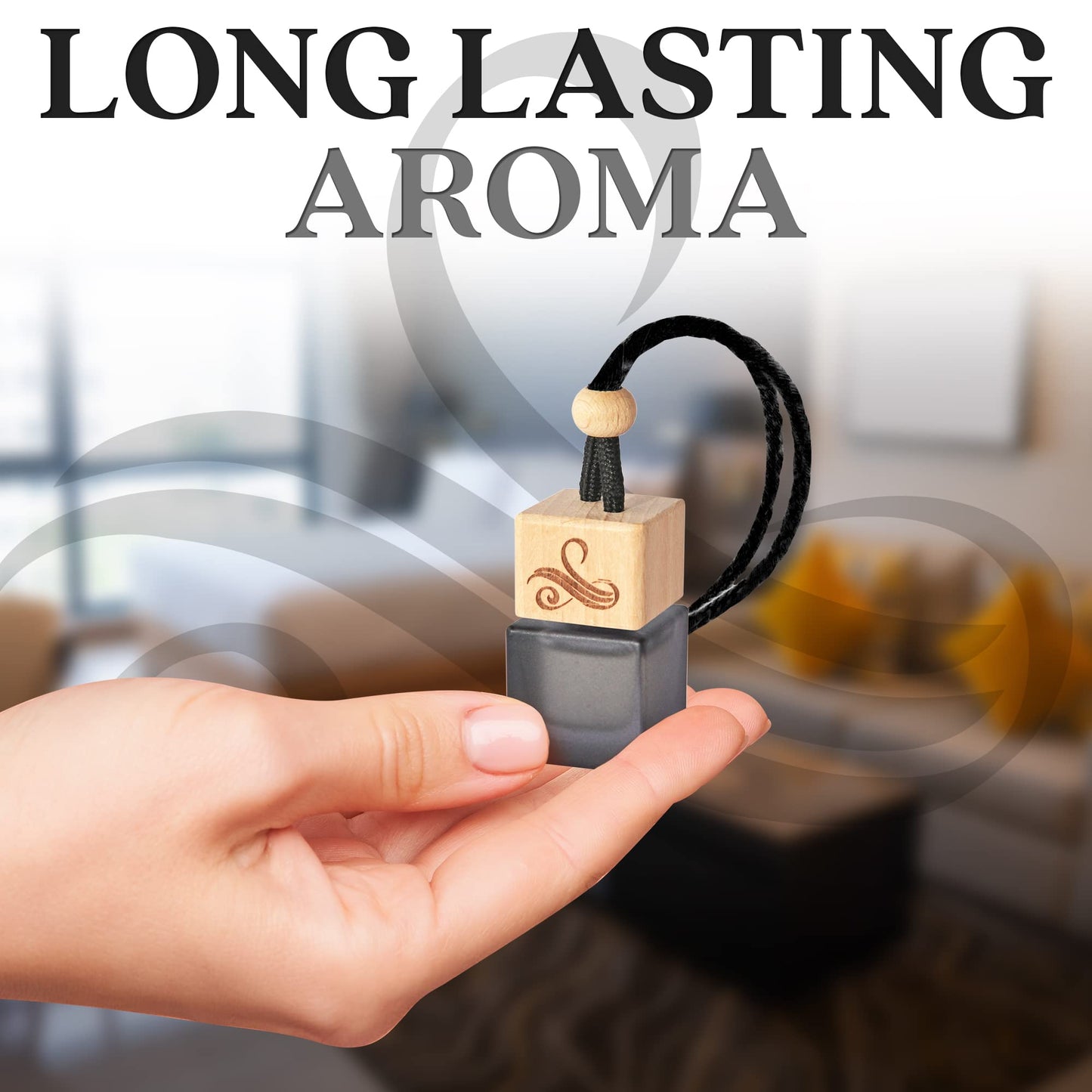 Greed Car Air Freshener for Men | Aventos Perfume Inspired Fragrances | Strong Car Freshener with Odour Eliminator Technology | Creed Air Freshener | Long Lasting Automotive Freshener by Perfa