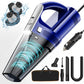 Car Vacuum, Portable Vacuum Cleaner with Powerful 7000PA Suction, DC 12V Power 16.4Ft Cord Wired Vacuum Cleaner, LED Light, Car Accessories for Men/Women