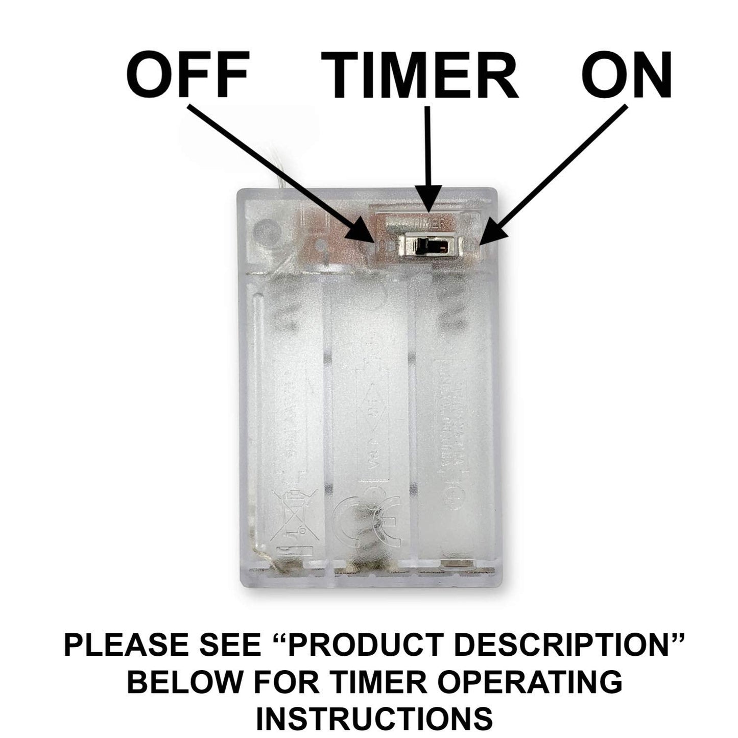 RTGS 30 LEDs Warm White Color String Lights Silver Wire Indoor and Outdoor 9.5 Feet Firefly Starry Fairy Lights Battery Powered for DIY, Christmas, Holidays, Party, Bedroom and Centerpieces