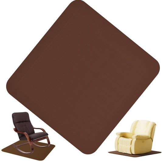 Recliner Pads for Hardwood Floors Brown, Under Recliner Mat to Keep Furniture from Sliding, Non-Slip Recliner Grippers, Anti-Slip Furniture Pads, Recliner Floor Protectors for Hardwood