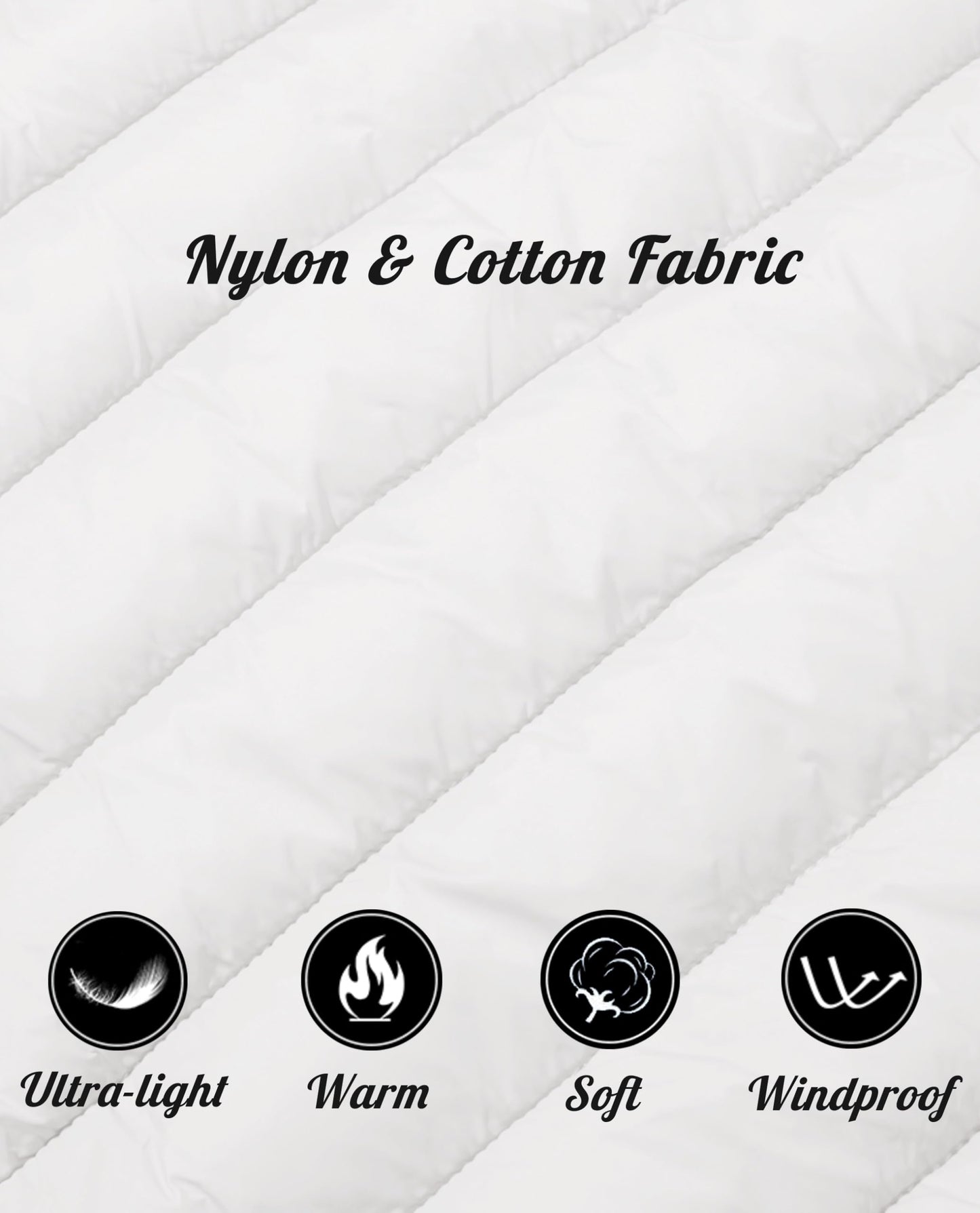 MAGCOMSEN Womens Puffer Jacket Hooded Lightweight Quilted Winter Long Sleeve Water-resistant Zip-up Coat with Inner Pocket, White M