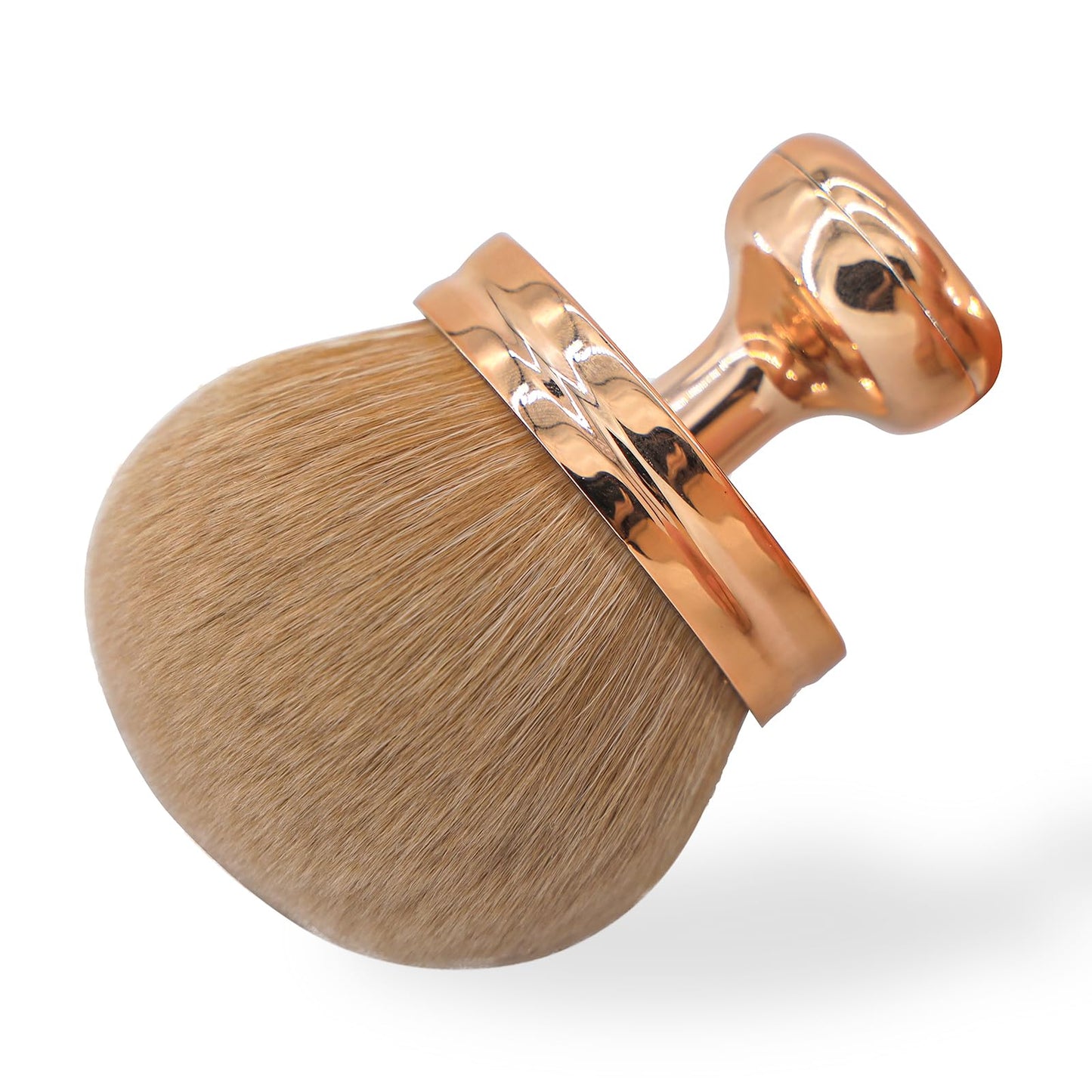 Extra Large Body Makeup Brush For Self Tanner, Self Tan Back Applicator, 74mm Wide-headed Kabuki Brush For Bronzers Blend Self Tanning Applicator, Oval Face Leg Makeup Brush With Drawstring Bag