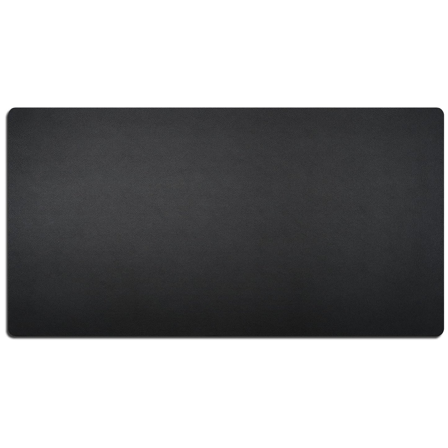Nekmit Leather Desk Blotter Pad 36 x 20 Inches, Flat, Non-Slip, Waterproof, Black