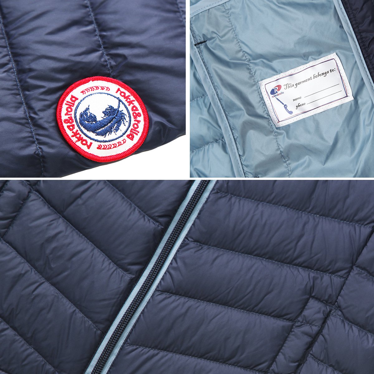 Rokka&Rolla Girls' Ultra Lightweight Packable Down Puffer Jacket Coat