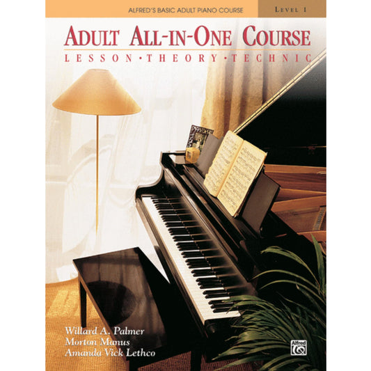 Alfred's Basic Adult All-in-One Piano Course - Level 1 (Book & CD)