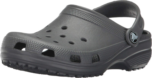 Crocs Kids Classic Clog (Toddler) - Clogs for Kids - Synthetic Upper - Ventilation Holes - Round Toe Slate Grey 4 Toddler M