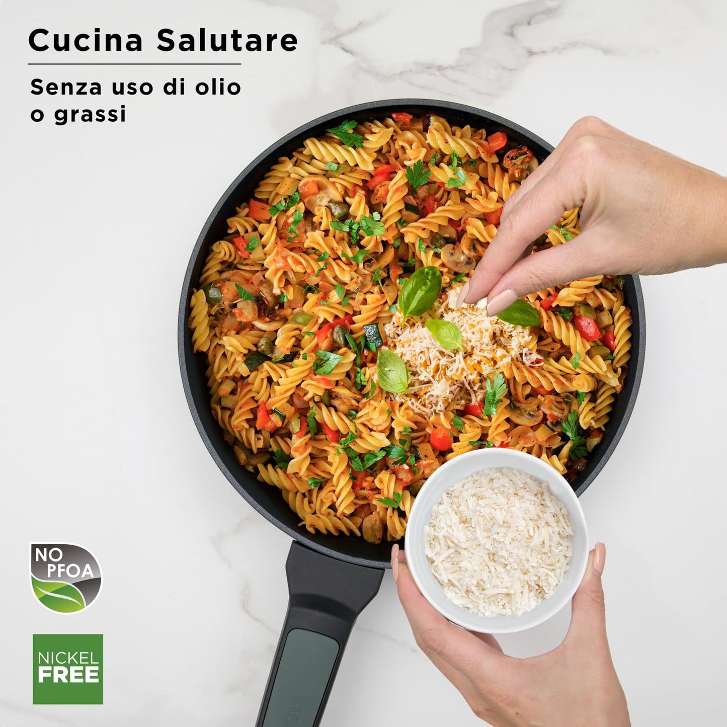 KASANOVA 11 Pcs Pots and Pans set Nonstick, Induction cookware, Pans for cooking with glass lids, Frying Pans & Casseroles, PFOA free (Green)