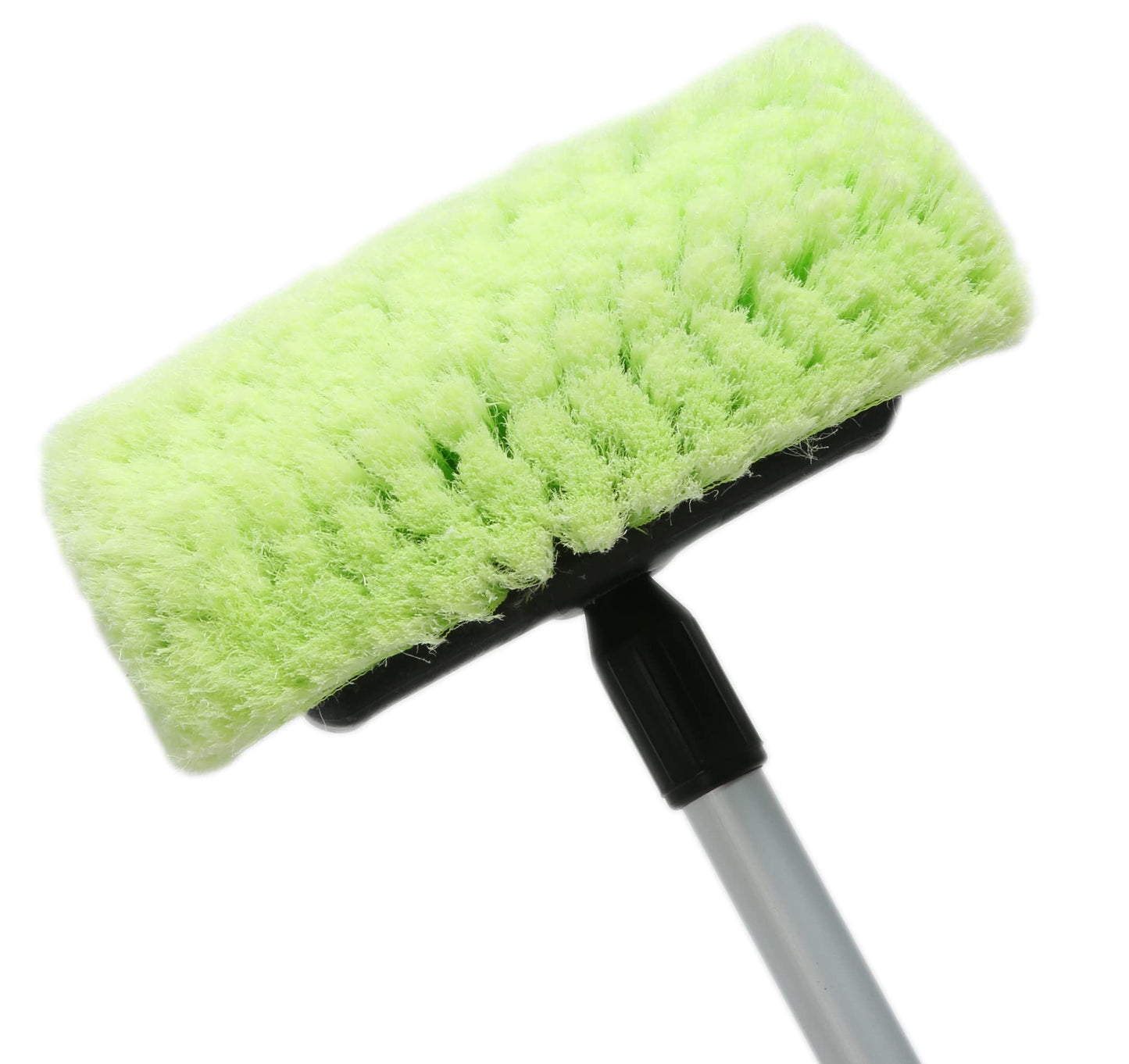 Forgrace 12" Car Wash Brush with Soft Bristle Auto RV Truck Boat Camper Car Exterior Washing Heavy Duty Tri-Level Dip Green
