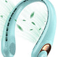 KIDEE Neck Fan, Portable Bladeless Neck Fans, Upgrade 360° Airflow, Super Quiet, 3 Speeds, 4000mAh Personal Wearable Neck Fan, Upgraded Cooling Air Volume USB Rechargeable Hands Free Fan