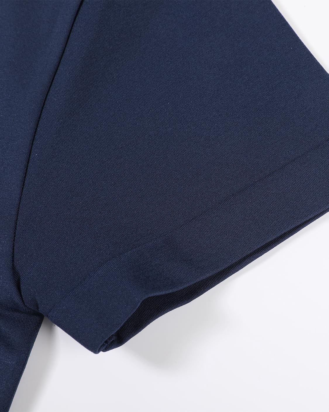 AUROLA Women Essentials Seamless Short Sleeve Fitted Tshirt Gym Workout Athletic Shirts Top Tee Tuxedo Blue