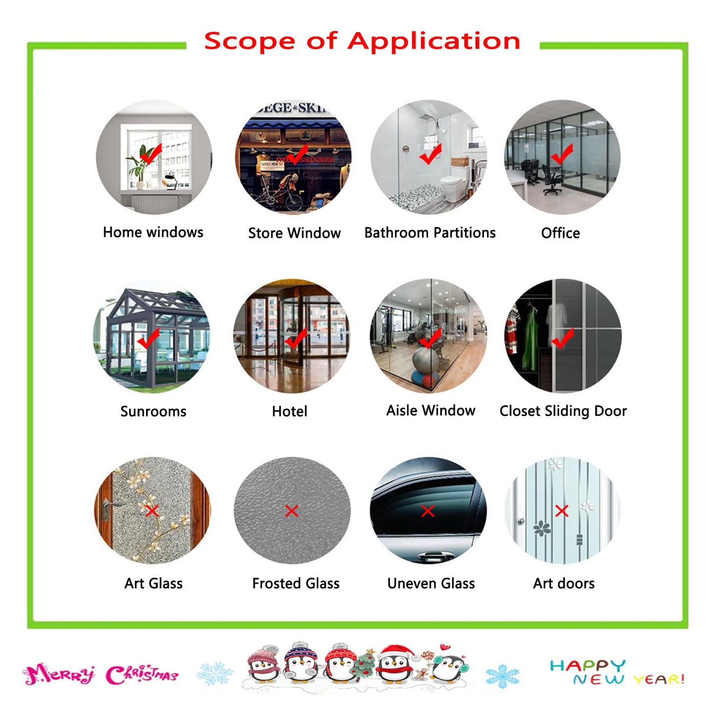 321PCS Snowflake Window Clings for Glass Windows, 9 Sheets Christmas Window Clings for Glass Windows Snow Spray, Winter Window Clings Xmas Holiday, Christmas Decorations for Office Clearance Indoor