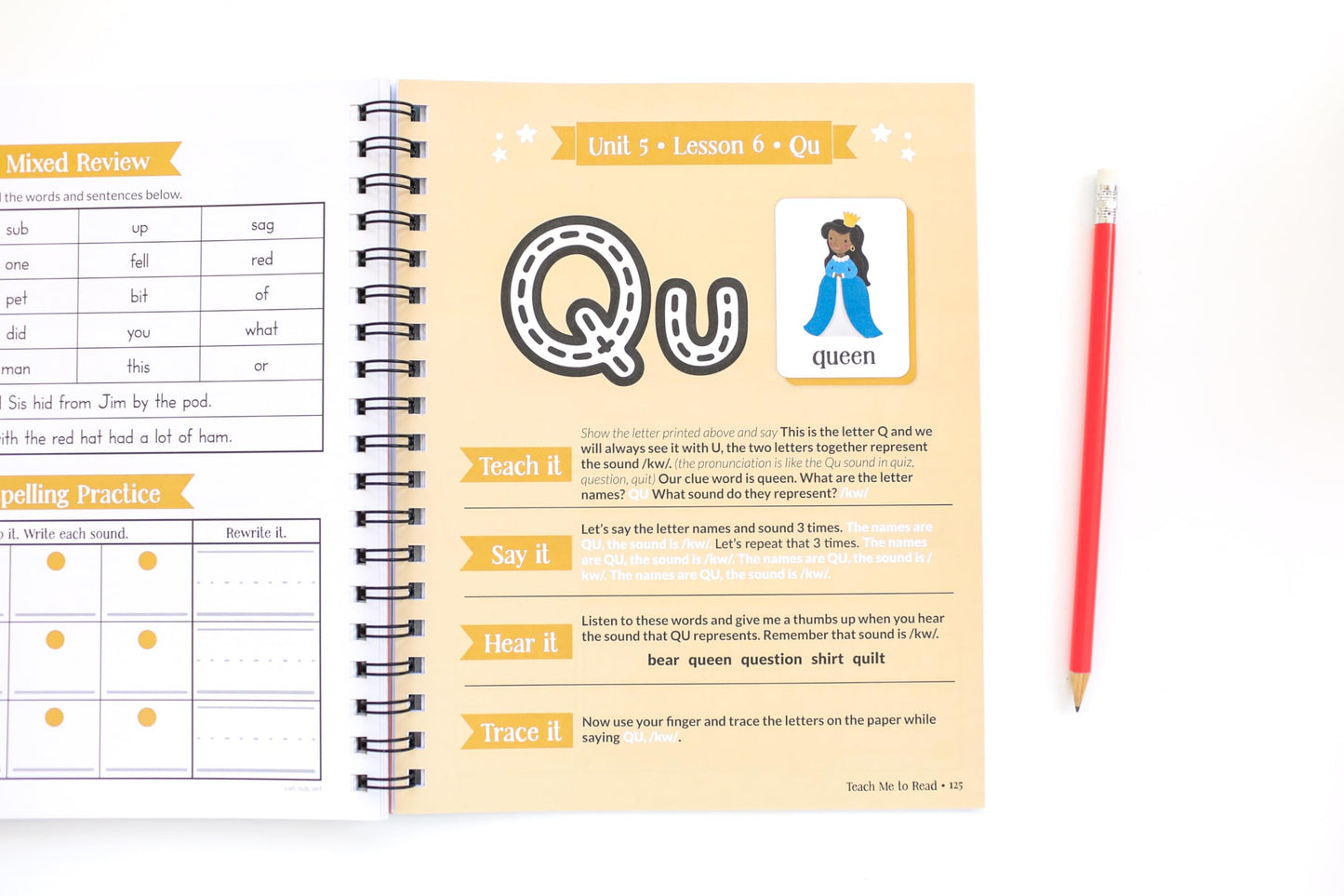 Teach Me to Read: A Parent Guided Student Workbook for Kids to Learn to Read Using Phonics, Decodables and the Science of Reading (Video Tutorials Included)