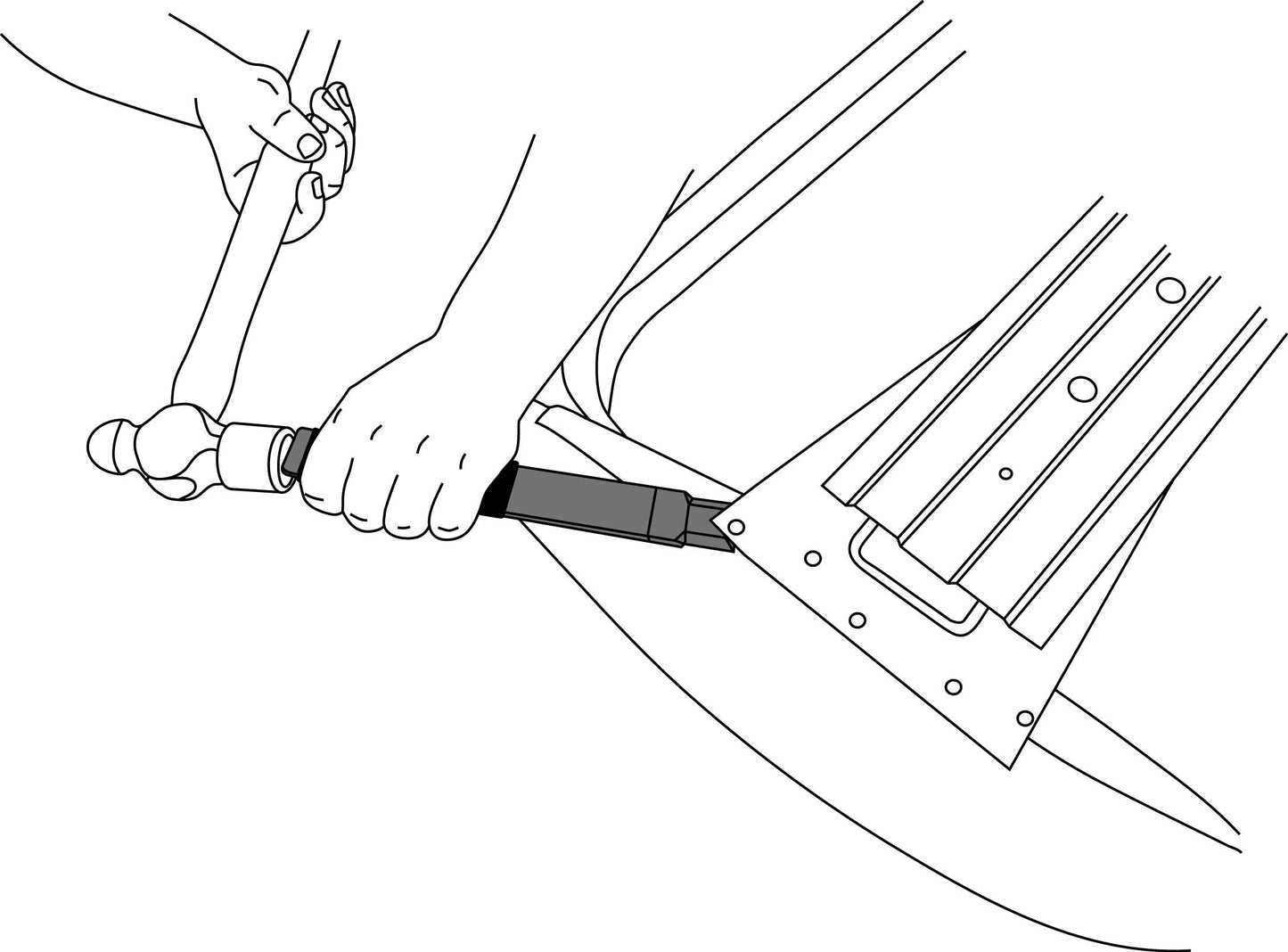 Lisle 51900 Spot Weld Chisel, One Size, Factory