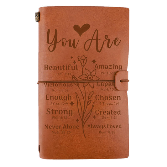 Christian Gifts For Women, Leather Journal Gift for Women, Birthday, Christmas Gifts For Mom, Inspirational Gifts for Women Religious Gifts for Women, Spiritual Gifts, Graduation Gift for Daughter