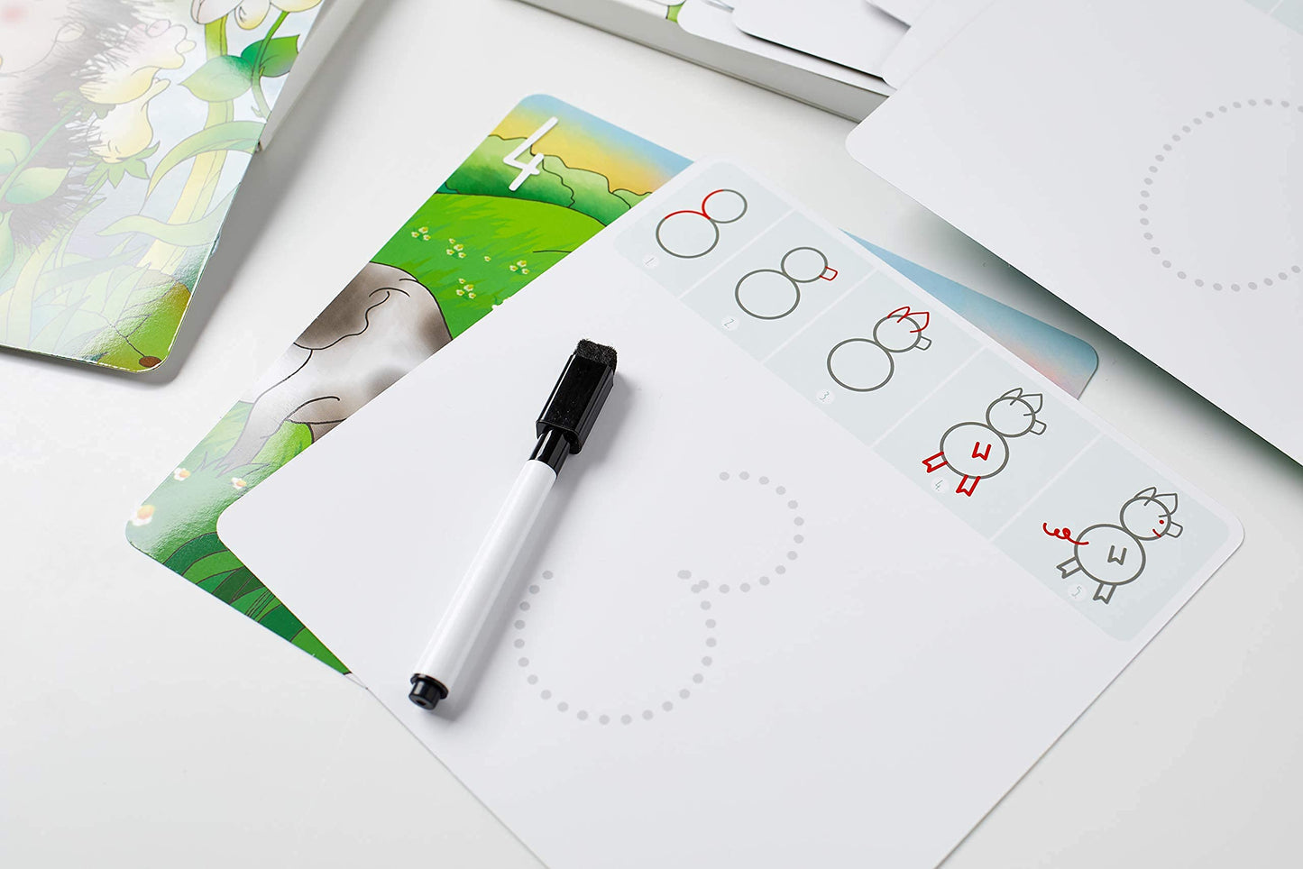 MD CREATIVE Learning Activity - Drawing with Numbers Educational Game, Perfect for Kids, Preschoolers Who Love Toys, Art and Craft Activities, Gifts for Girls and Boys Ages 3, 4, 5, 6