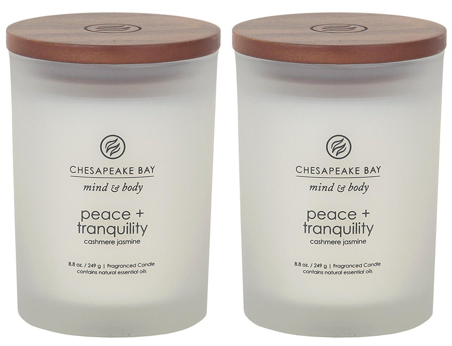 Chesapeake Bay Candle Medium Jar Scented Candle Serenity + Calm (Lavender Thyme) Home Décor Orange Gifting Idea Burn Time of 50 Hours