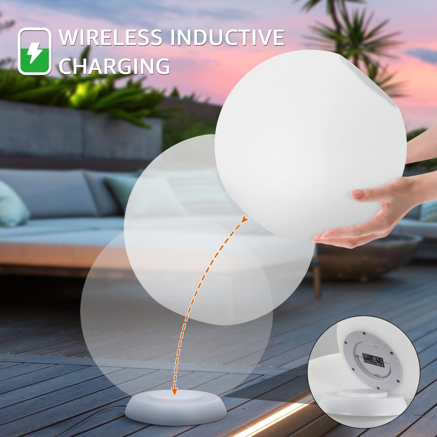 Floating Pool Speaker with Colorful Light, Rechargeable IPX7 Water-Resistant Floating Pool Light and Speaker,Pool Accessories with TWS,Stereo Sound, for Pool, Spa, Party, Outdoor, Shower