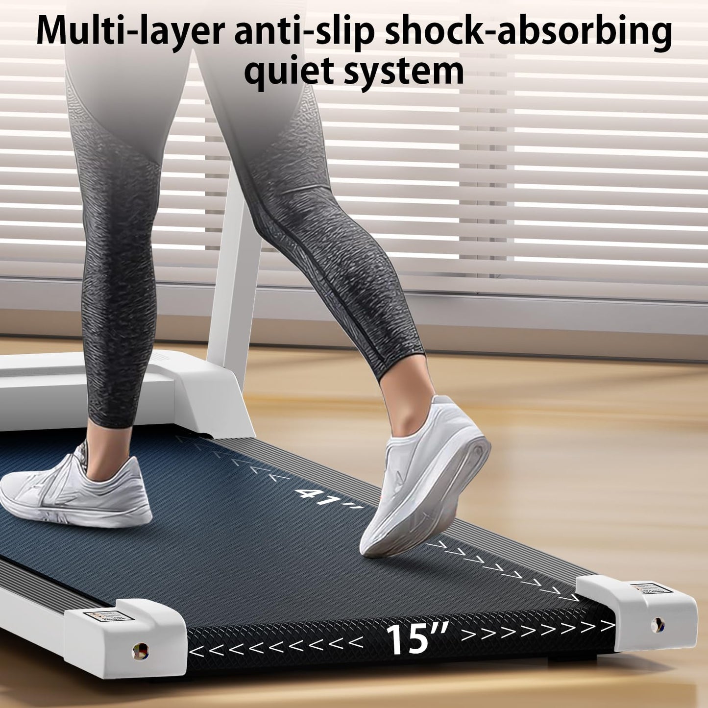 AoraPulse 3.0 HP Foldable Portable Folding Small Treadmills for Home Office with 300 LBS Capacity, Walking Running Exercise Electric Compact Treadmill with LED Display