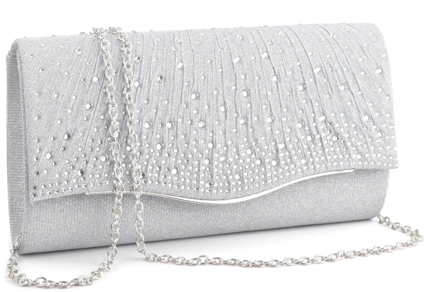 TINDTOP Clutch Purses for Women Evening Handbags for Formal Wedding Party Cocktail Prom Crossbody Shoulder Envelope Bag