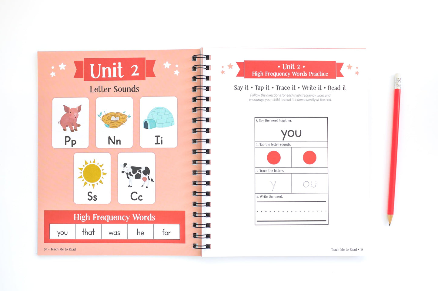 Teach Me to Read: A Parent Guided Student Workbook for Kids to Learn to Read Using Phonics, Decodables and the Science of Reading (Video Tutorials Included)