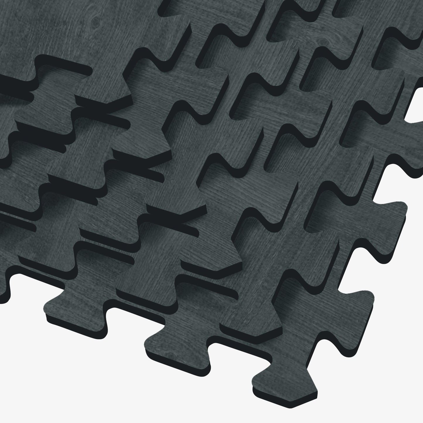 Forest Floor Farmhouse 3/8 Inch Thick Printed Foam Tiles, Premium Wood Grain Interlocking Foam Floor Mats, Anti-Fatigue Flooring – Stylish Flooring Solution, Countryside Flagstone, 100 Sq Ft