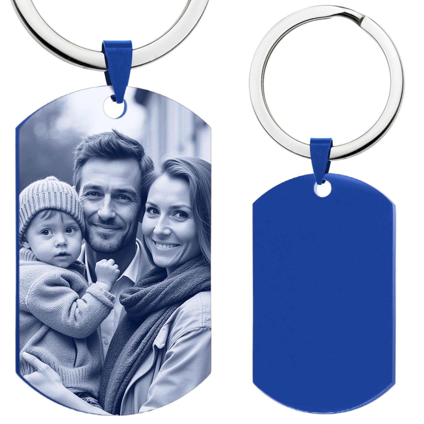Custom Keychain with Picture Personalized Photo Keychain Gift Valentines Day for Men Boyfriend