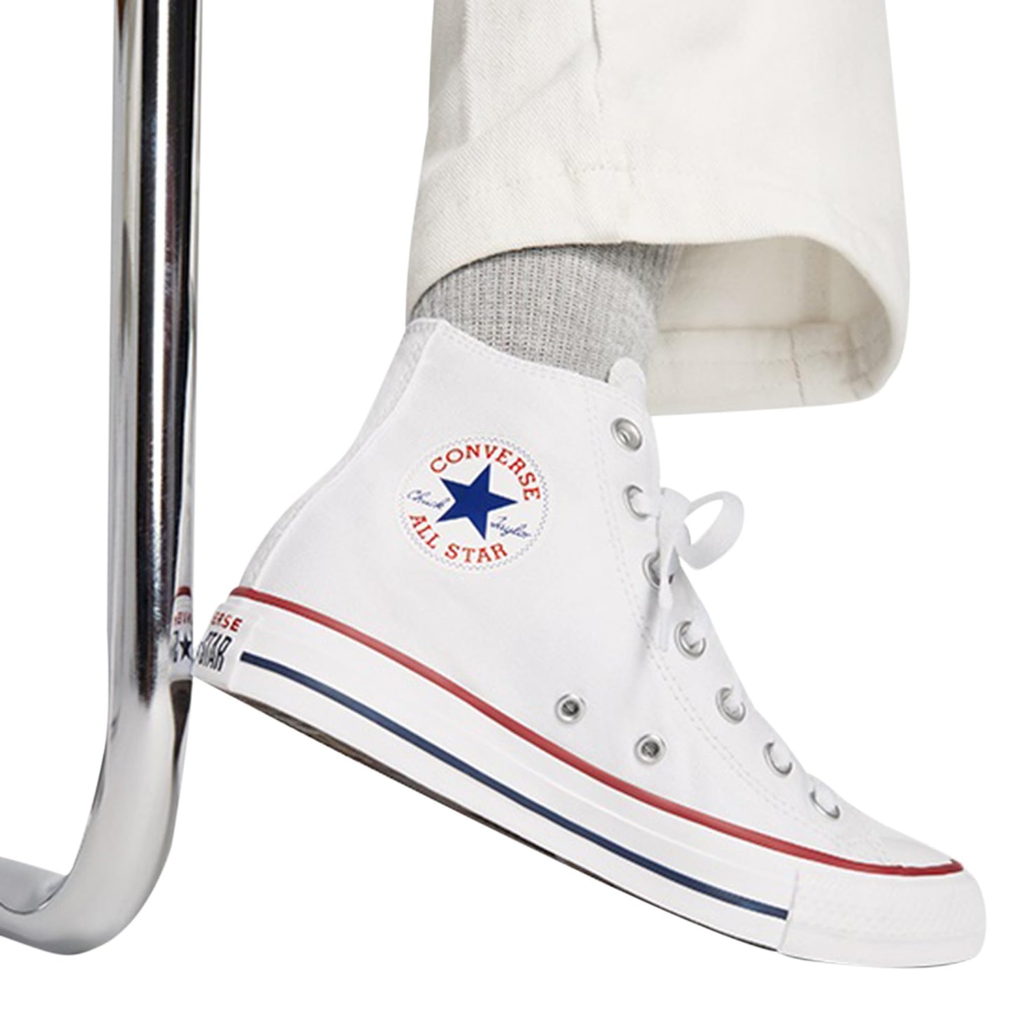 Converse Chuck Taylor All Star Seasonal Color Hi Optical White 5 D(M) US
