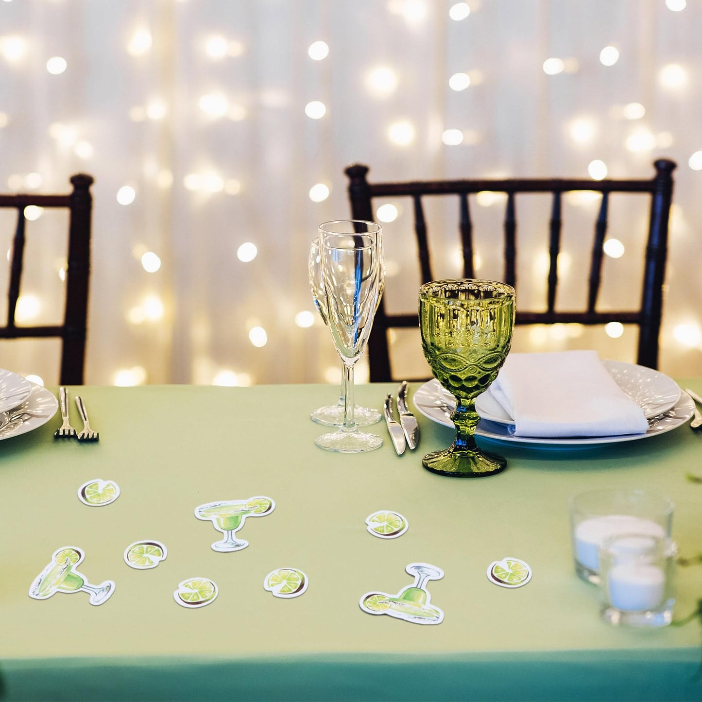 Humyoun 330 Pcs Margarita Glasses Confetti Margarita Party Decorations Margs and Matrimony Bachelorette Decor Margarita Table Confetti Decor for Mexican Day Bridal Shower Tropical Party