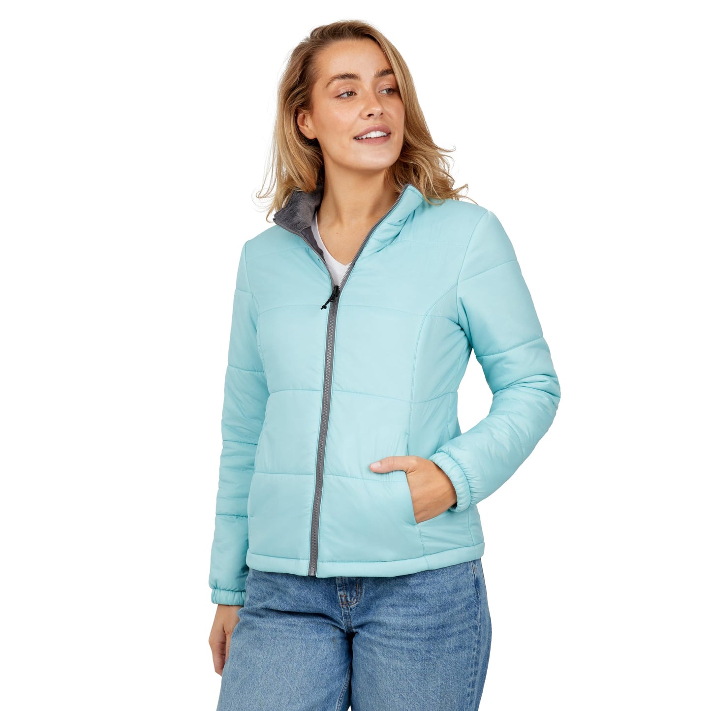 Free Country Women's All Weather 3-in-1 Systems Jacket Dove Granite M