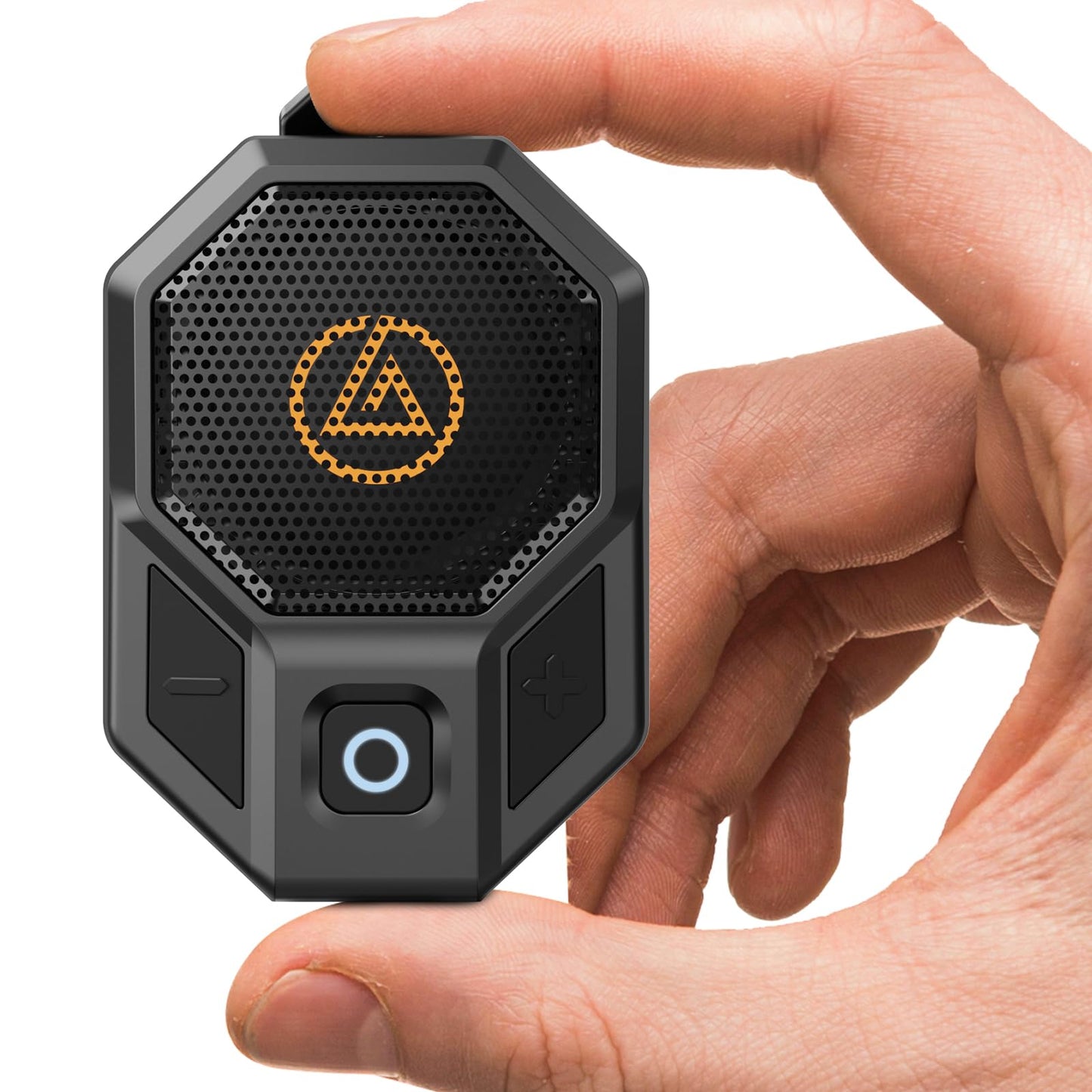 LOBKIN Wearable Bluetooth Speaker, Clip On Mini Portable Speakers,Wireless Bluetooth 5.4 Built-in Mic IPX5 Waterproof Compact Hands-Free Calls for Jobsite Work,Outdoor Activities