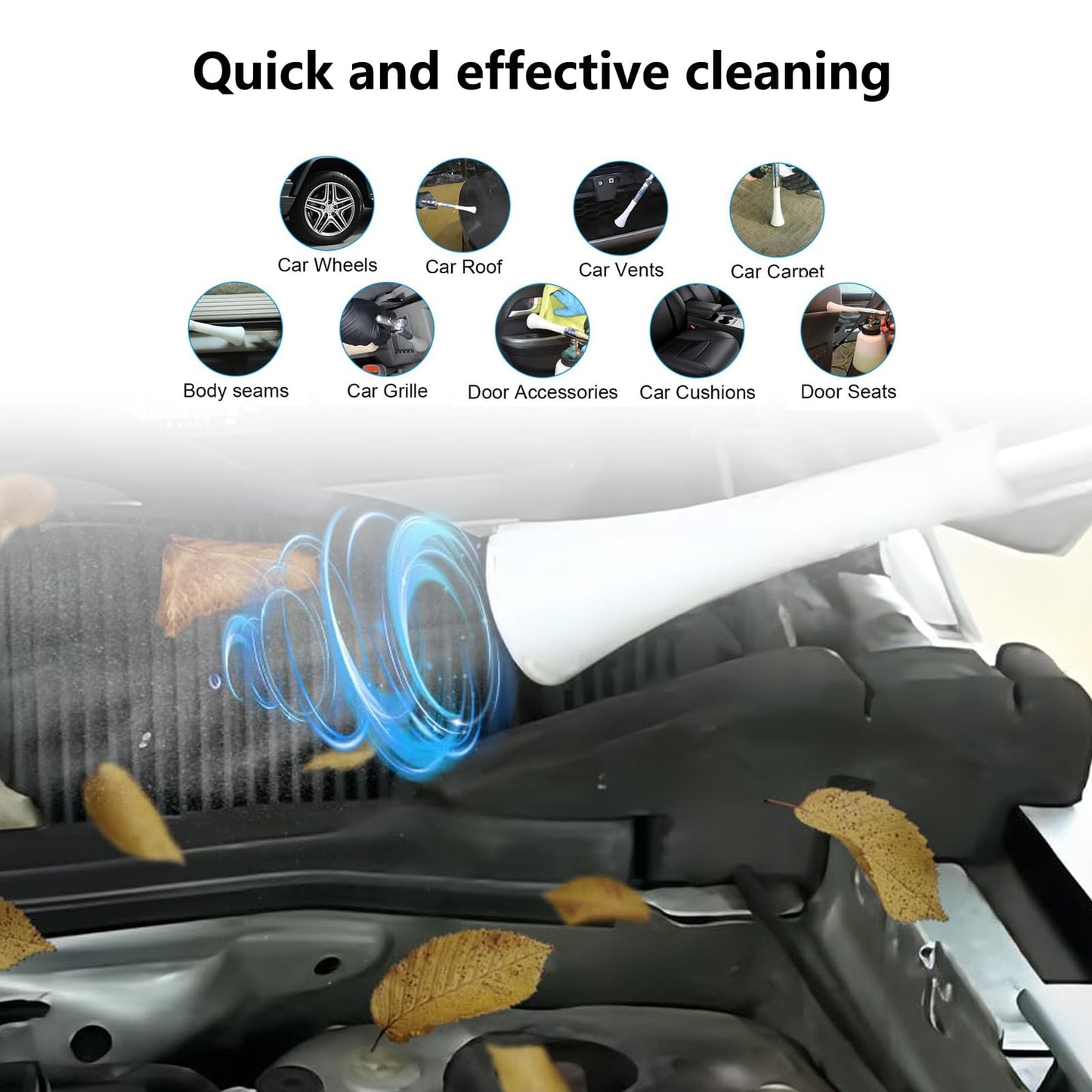 SINKHANUN Maintenance Rebuild Kit for Parts Z-010 and Blow Out Tool Z-014 for Car Cleaning Gun and Tornador Air Blow Out Tool, Car Detailing Tools (1 Set)