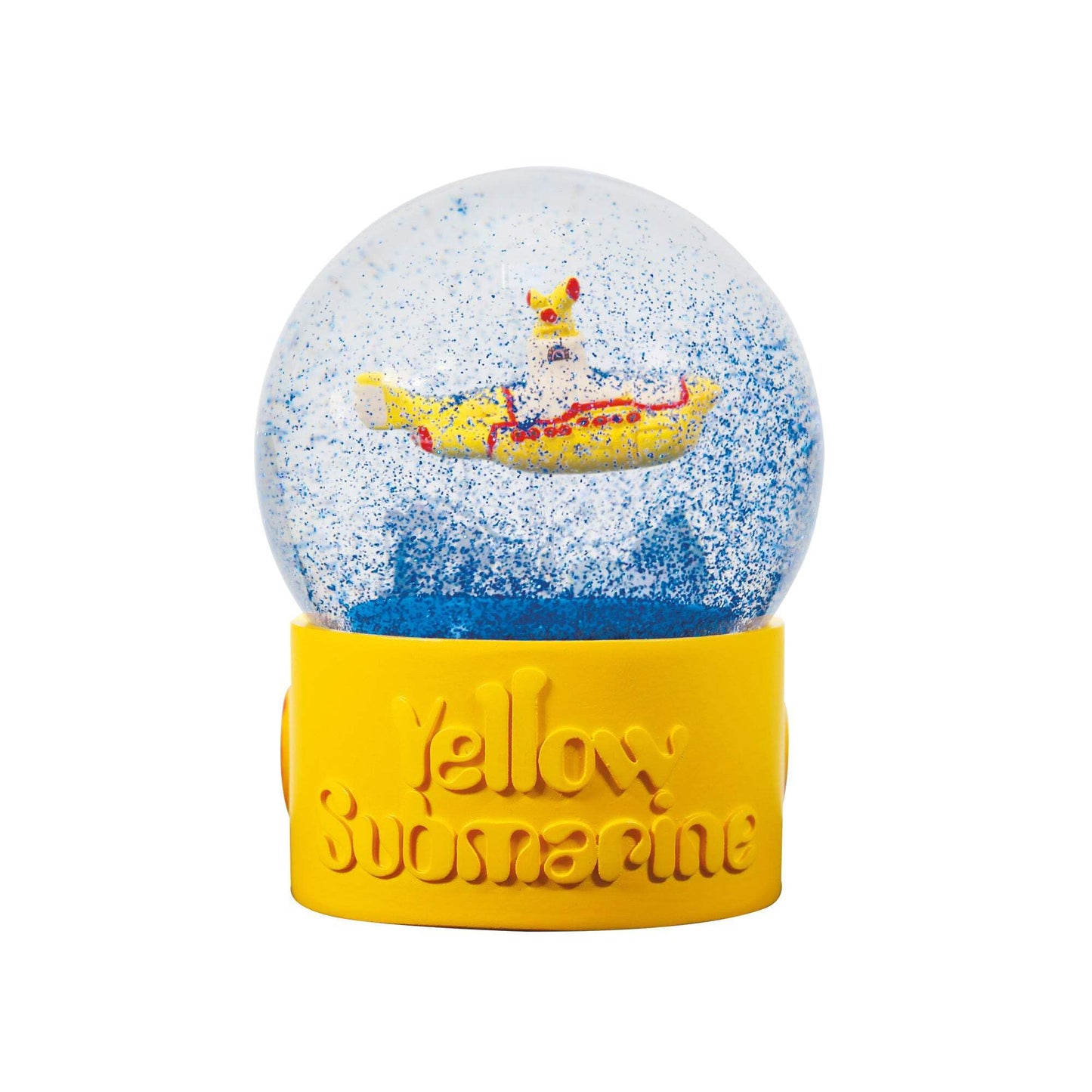 Half Moon Bay | Yellow Submarine Snow Globe | The Beatles Snow Globes For Adults | Quirky Christmas Ornaments & Christmas Decor | Funny Snow Dome | The Beatles Gifts & Music Gifts | Musical Xmas Decor