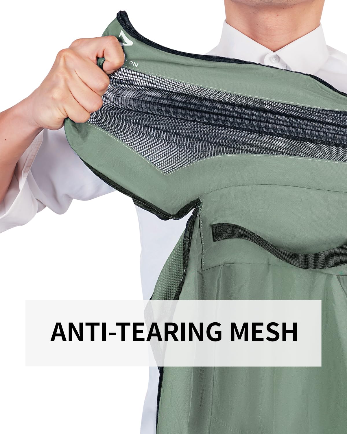 ECOHUB 7 Set Packing Cubes Tear-Resistant Luggage Packing Organizers with Number Icon for Travel Accessories Luggage Suitcase Machine Washable Packing Cubes (Green)