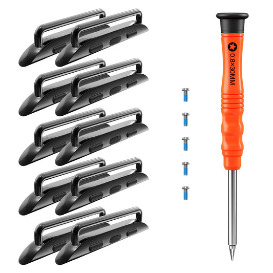 Hapysen Watch Band Connectors for Apple Watch Band Adapter, Replacement Link Attachment for iWatch Ultra (49mm) Series 10 (46 42mm) 9 8 7 (45 41mm) 6 5 4 SE (44 40mm) 3 2 1 (42 38mm) Straps 5pack