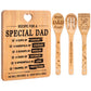Fathers Day Gifts for Dad - "Recipe for a Special Dad" Cutting Board Fathers Day Gifts, Bamboo-Made Engraved Fathers Day Gifts from Daughter in Kitchen, Gifts for Father Birthday.