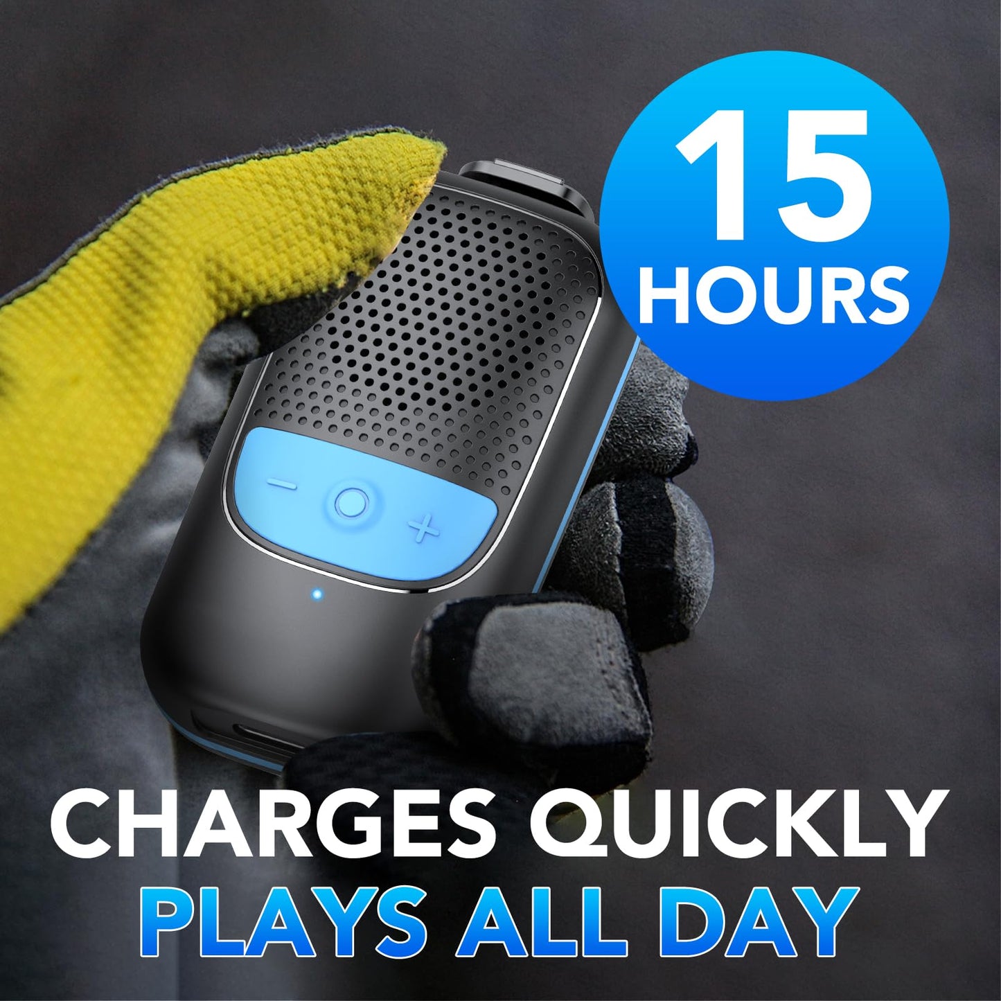 Small Bluetooth Speaker, Mini Speaker Built-in Mic, Speakers Bluetooth Wireless with 15 Hours Playtime, Hands-Free Call, IP67 Waterproof Portable Speaker for Hiking/Biking, Gifts for Women/Men