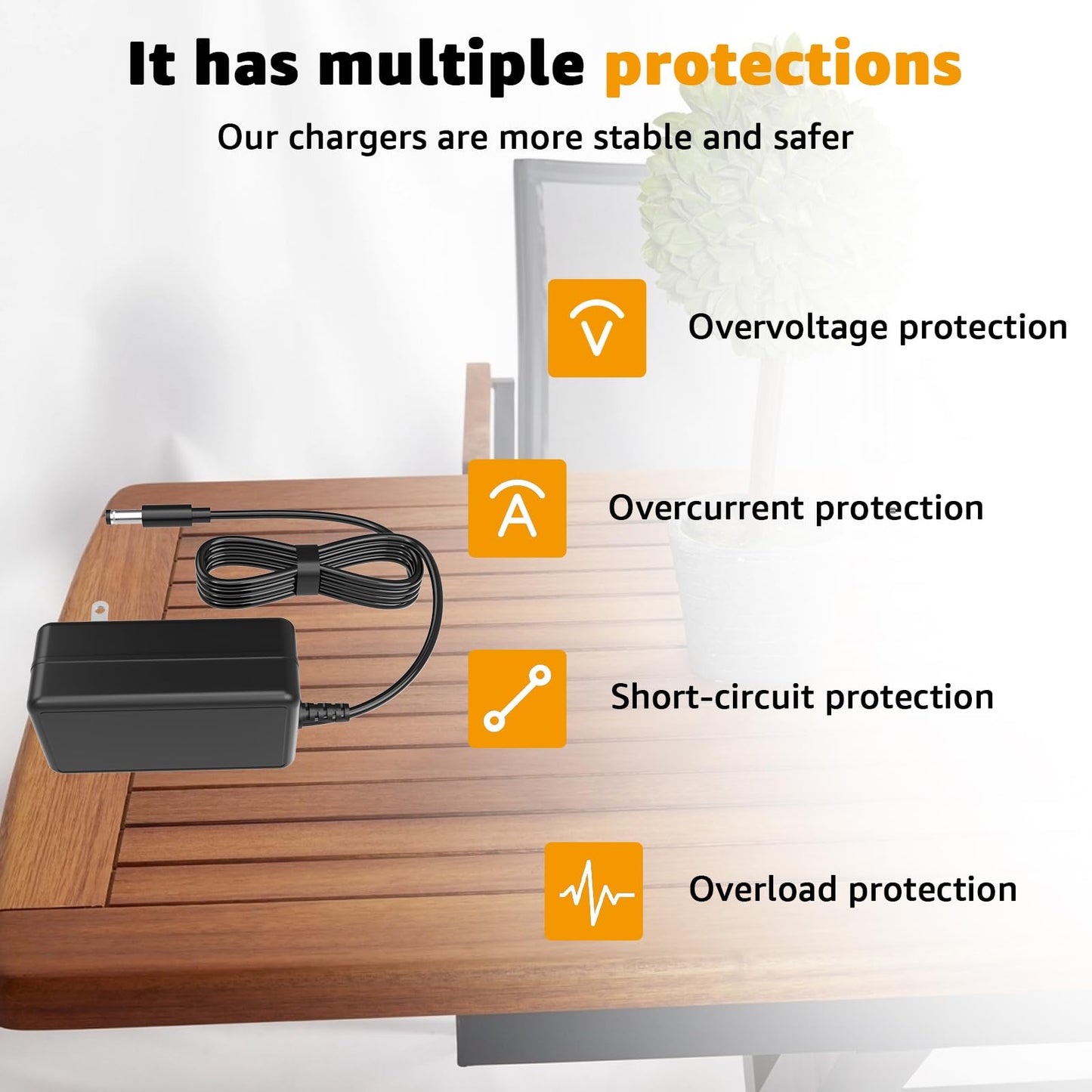 New Upgrade Speaker Charger for Turtlebox Gen 2 & Gen 3: Loud! Replacement Outdoor Portable Bluetooth 5.0 Speaker Power Cord