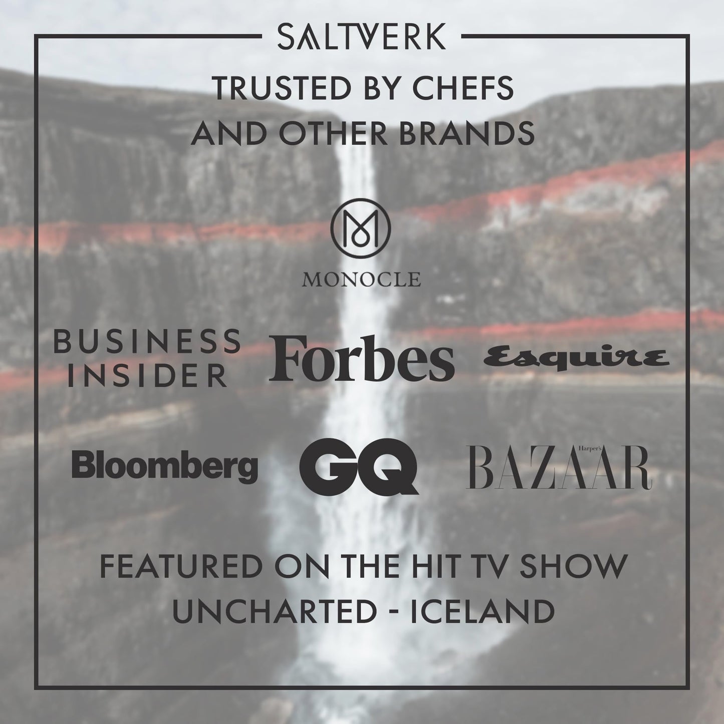 Saltverk Salt Gift Set- Includes 2 Jars - Flaky and Lava Sea Salts- Gourmet, Icelandic, Hand Harvested and Sustainably Made- 6.34 Oz Total