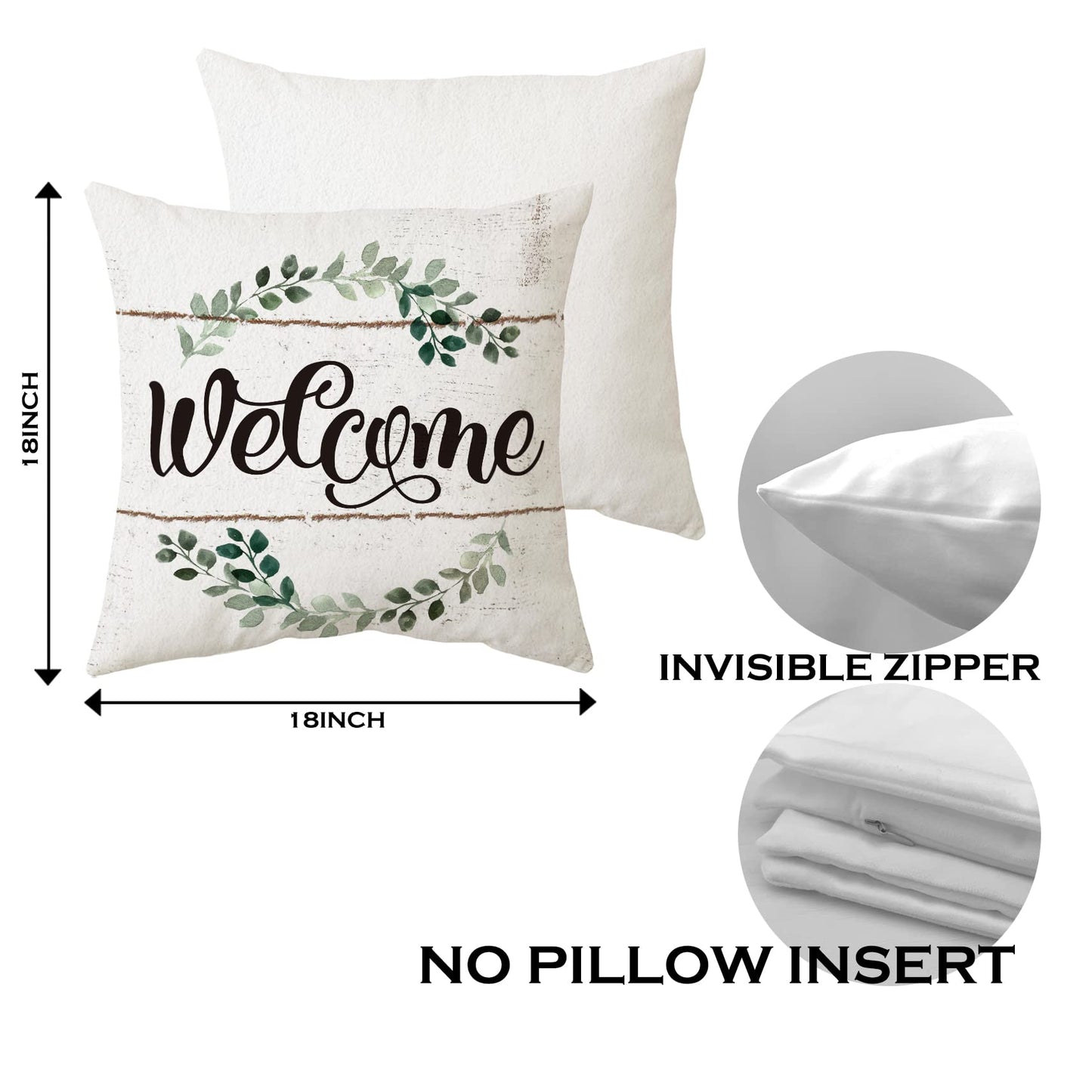 Sidhua Grandma Themed Pillowcase Decorations for Home, Farmhouse Floral World’s Best Great Grandma Pillow Cover 18”x18”, Grandma Gifts