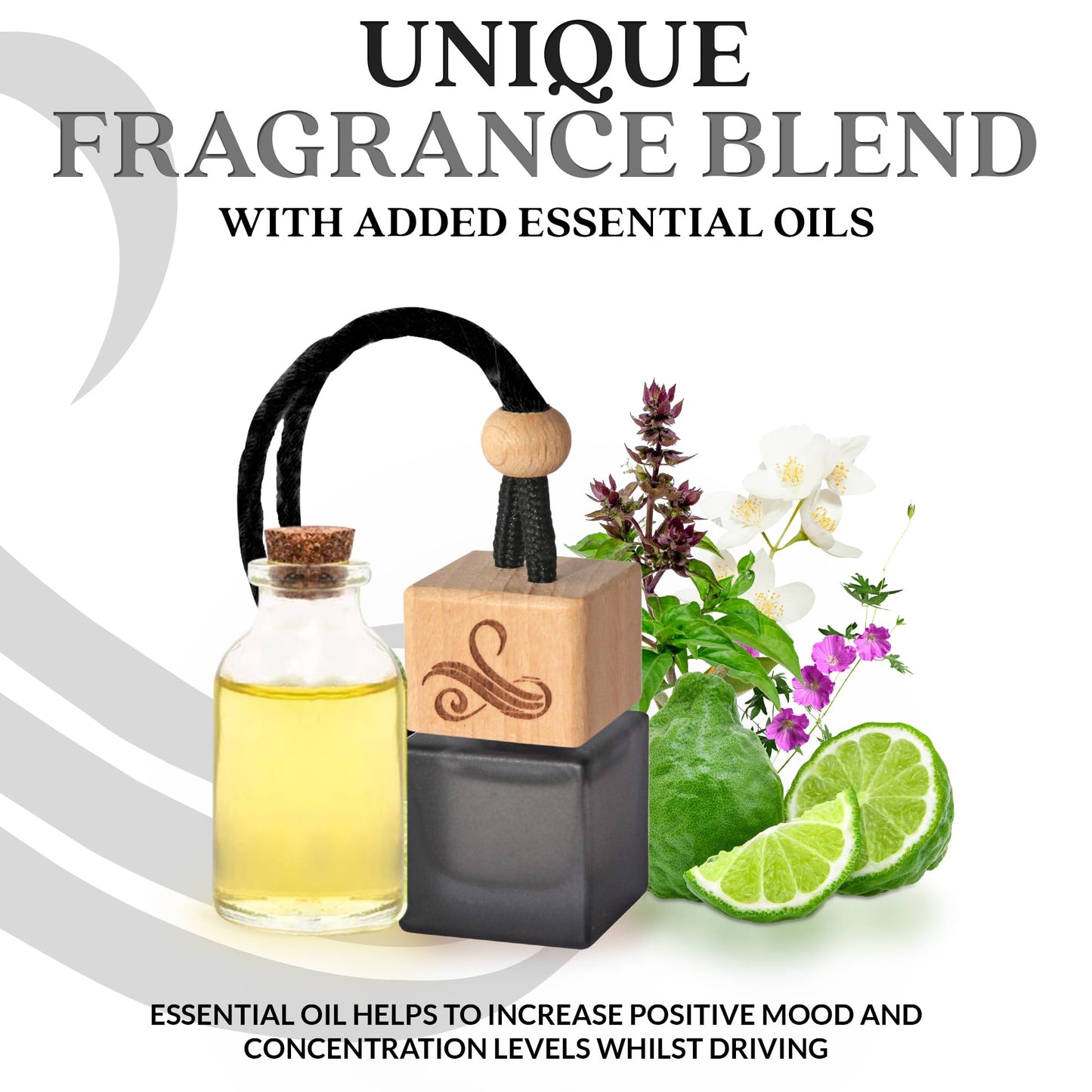 Greed Car Air Freshener for Men | Aventos Perfume Inspired Fragrances | Strong Car Freshener with Odour Eliminator Technology | Creed Air Freshener | Long Lasting Automotive Freshener by Perfa