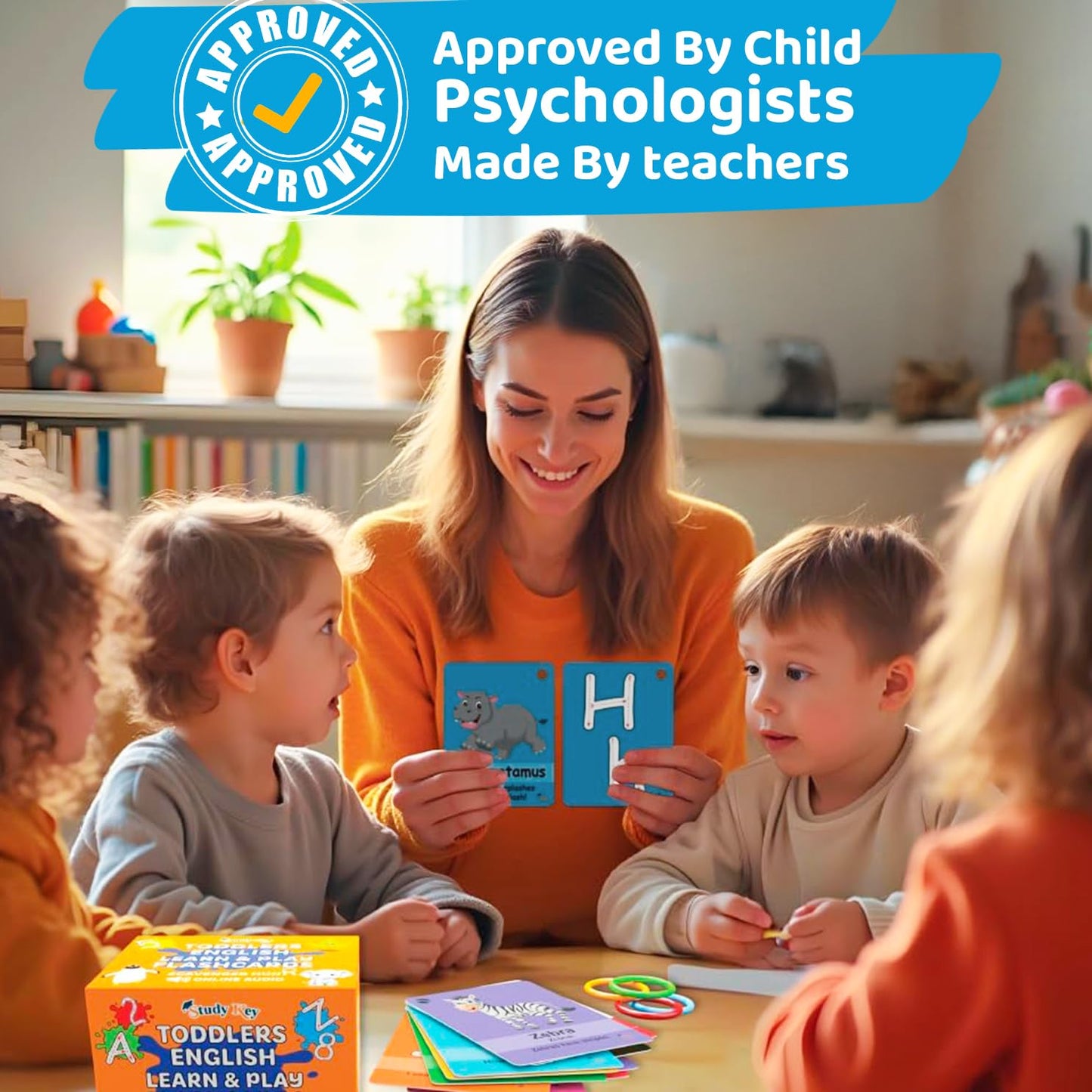 Study Key English Toddlers Flashcards – Sight Words Flash Cards for Kindergarten – Shapes, Animals, Fruits, Colors, Numbers & ABC Flash Cards for Toddlers Ages 1+