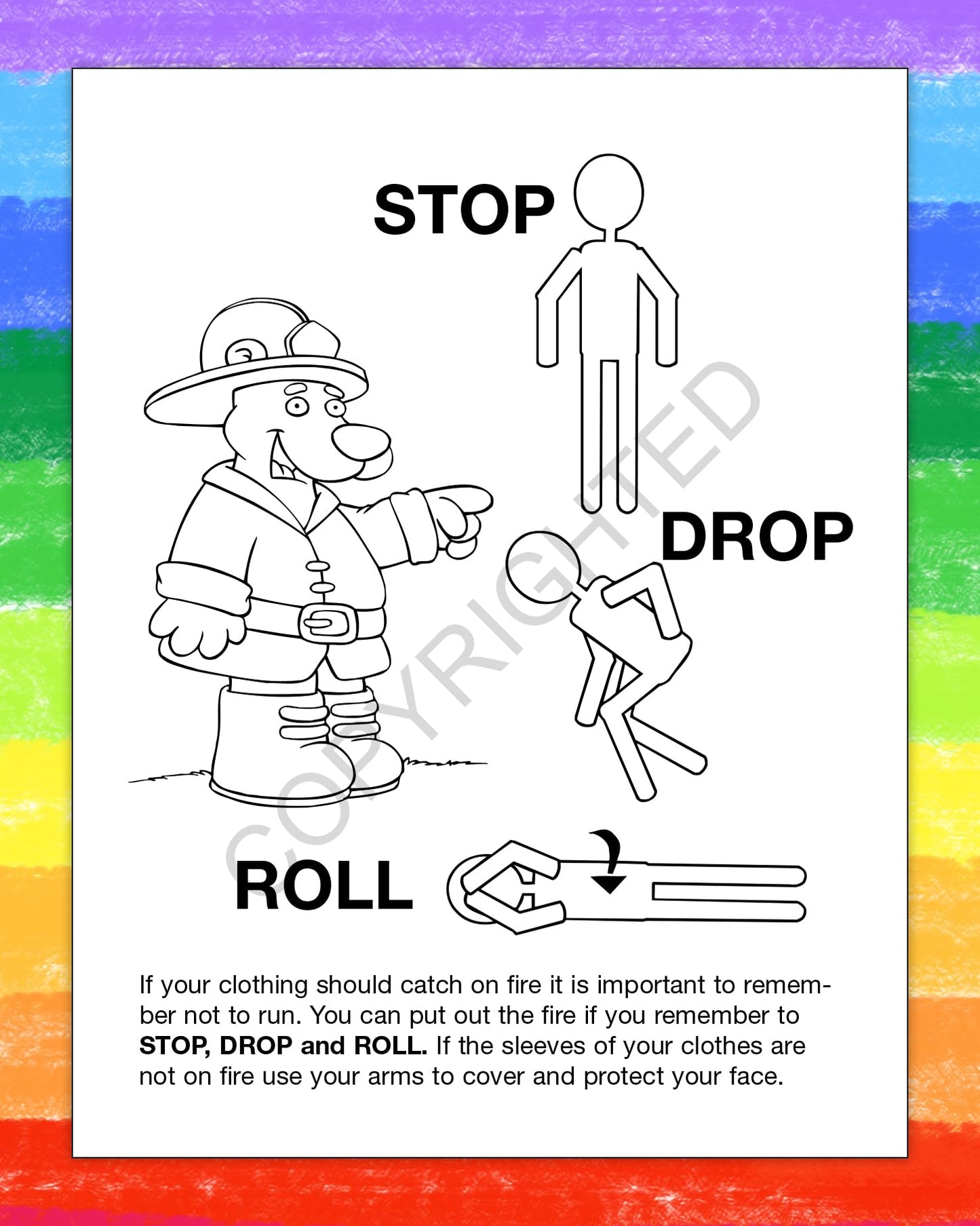 ZOCO – Fire Safety Coloring & Activity Books for Kids (50 Bulk Pack, Without Crayons) – Fire Prevention Week, National Night Out Educational Materials & Firefighter Party Supplies