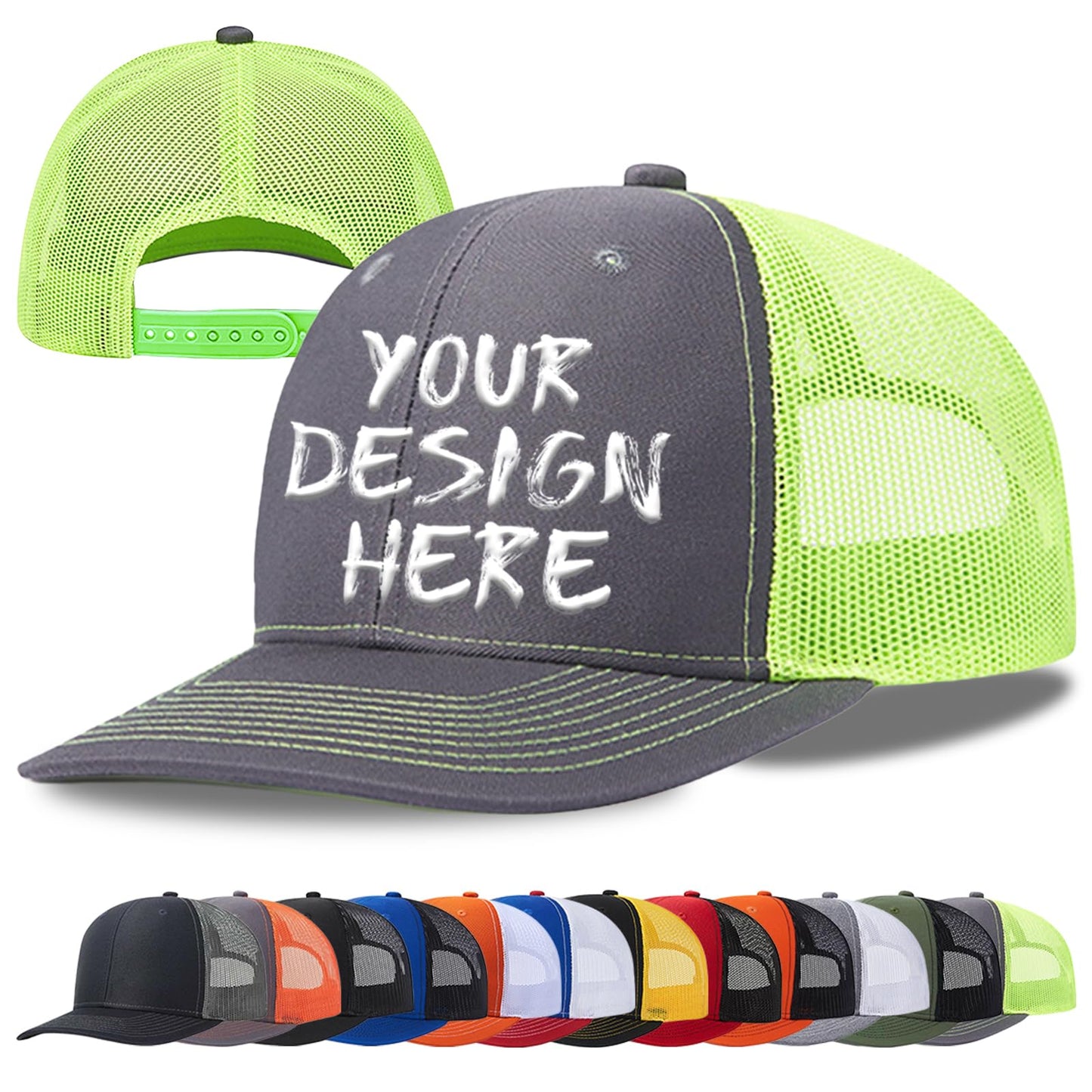 Custom Hats Bulk Custom Hats for Man Woman Personalized Hats Bulk Custom Trucker Hat Custom Hats with Text Photo Logo