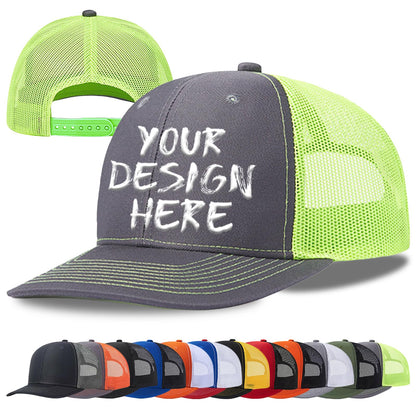 Custom Hats Bulk Custom Hats for Man Woman Personalized Hats Bulk Custom Trucker Hat Custom Hats with Text Photo Logo