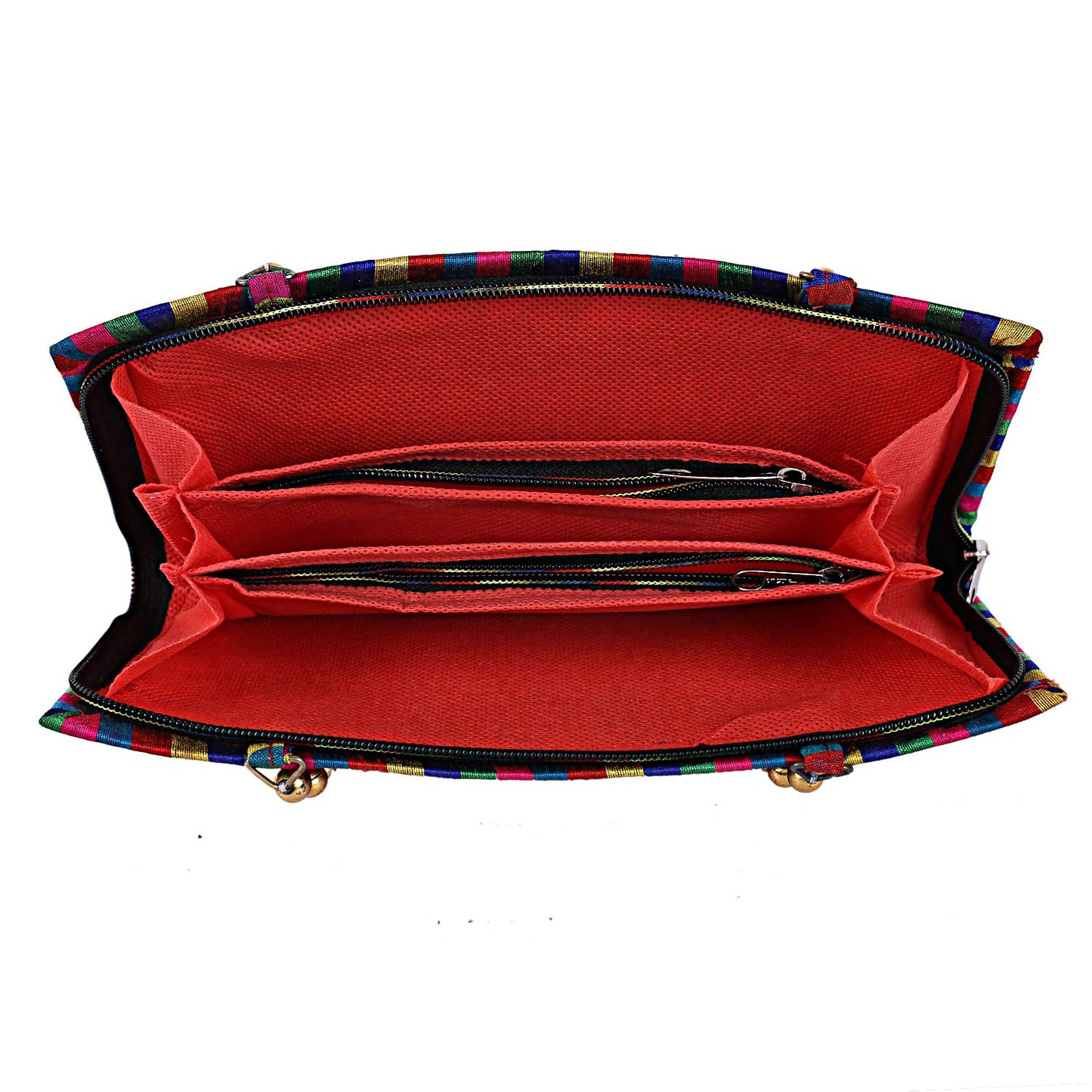 Pink Clutch Bags for Women - Rajasthani Hand Embroidered Mini Hand Bag Women's Cluches for Wedding Party Gifts
