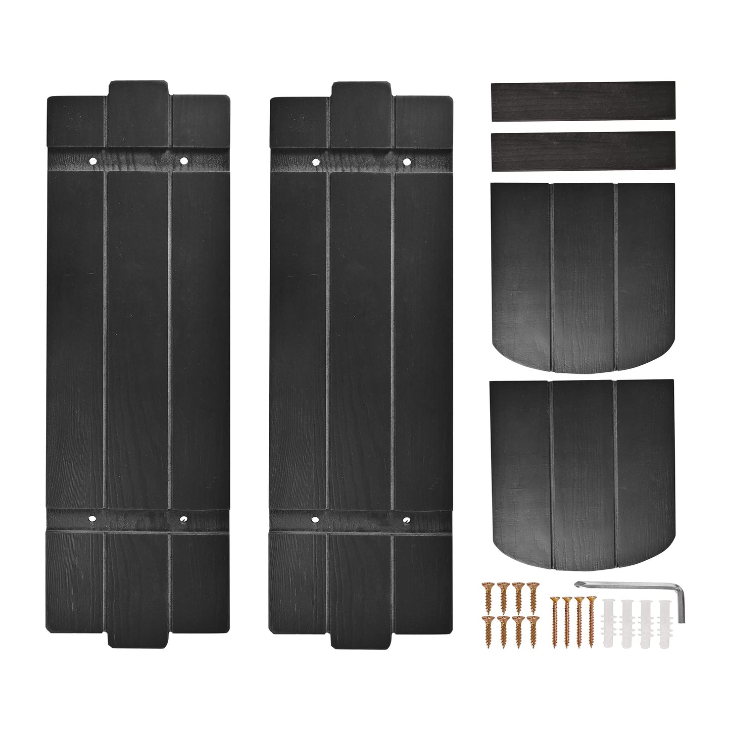 Yorkmills Sconces Wall Decor Set of 2, Large Wall Candle Holder Rustic Farmhouse Decor, Home Wall Art Floating Candle Sconce Shelf Black Wall Decoration for Living Room, Dining Room, Bedroom, Bathroom