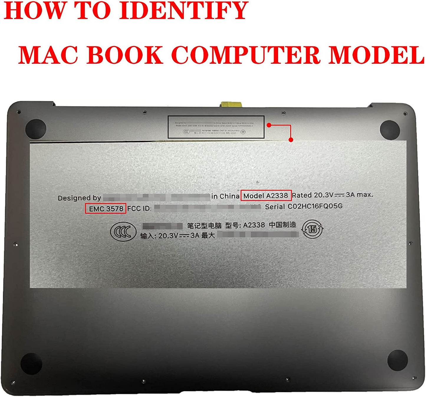 AOYOUI Speaker Set Pair Left and Right Replacement for MacBook Pro 13.3" A1502 2013 2014 2015 Year 923-0557, 923-00509 A - Internal Speaker Set