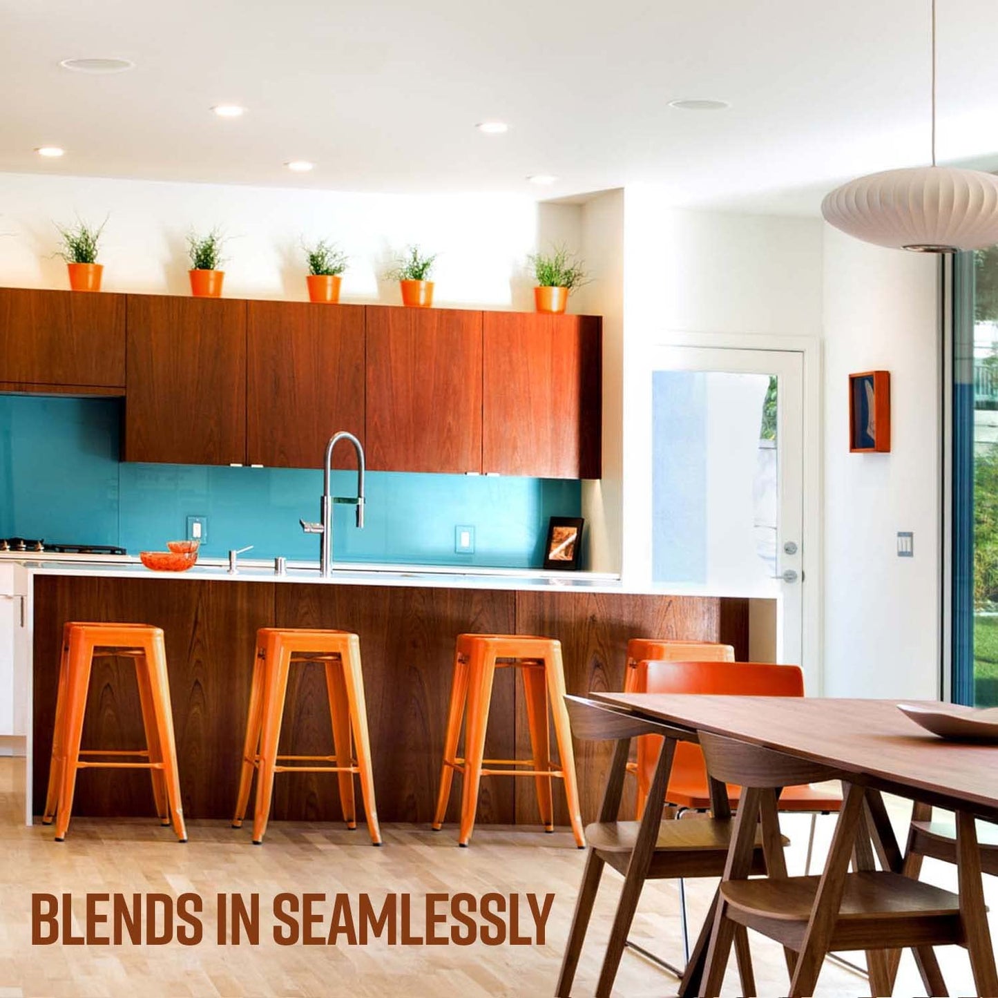 Polk Audio RC80i 2-Way Premium in-Ceiling 8" Round Speakers, Set of 2 Perfect for Damp and Humid Indoor/Outdoor Placement - Bath, Kitchen, Covered Porches (White, Paintable-Grille)