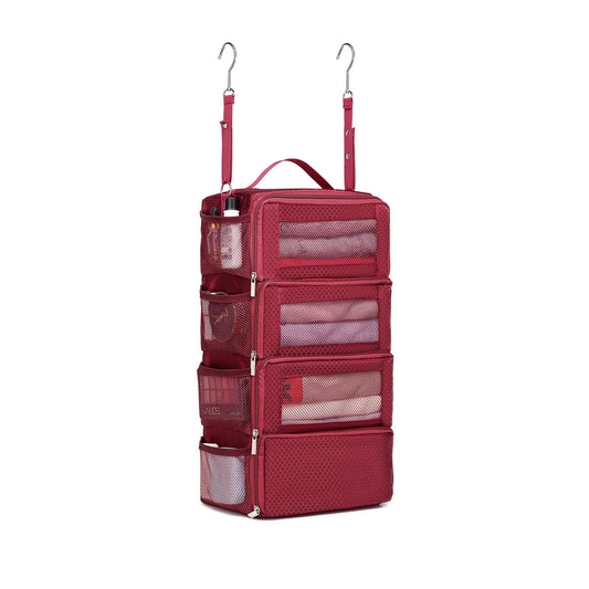 Aucovely Suitcase Organizer Travel Bags Organizer for Luggage Compression Hanging Packing Cubes for Travel Carry on Closet (Bag Only)